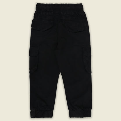 Boys Cotton Denim Cargo Joggers – Soft & Stretchable Pants