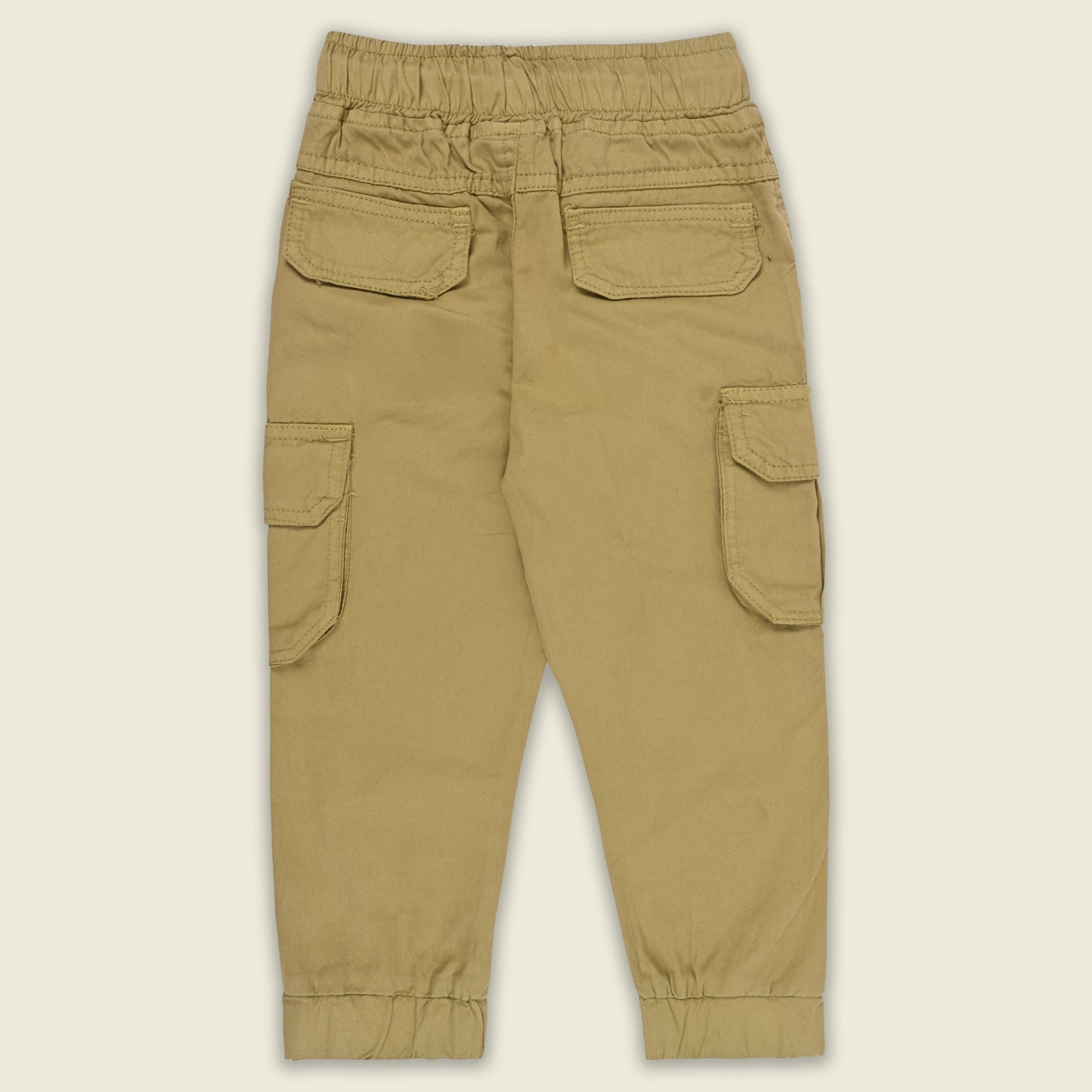 Boys Cotton Denim Cargo Joggers – Soft & Stretchable Pants