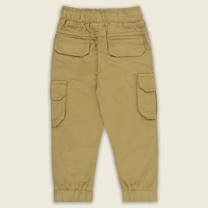 Boys Cotton Denim Cargo Joggers – Soft & Stretchable Pants
