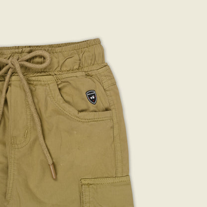 Boys Cotton Denim Cargo Joggers – Soft & Stretchable Pants