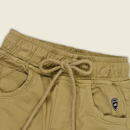 Boys Cotton Denim Cargo Joggers – Soft & Stretchable Pants