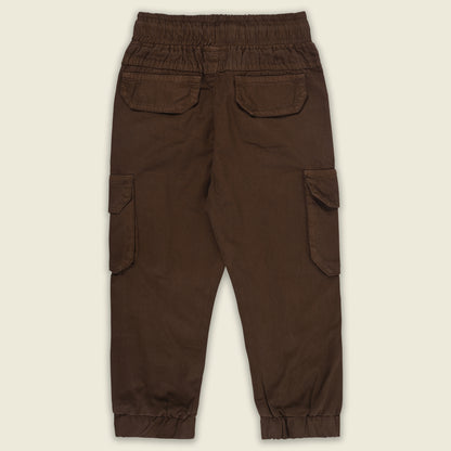 Boys Cotton Denim Cargo Joggers – Soft & Stretchable Pants