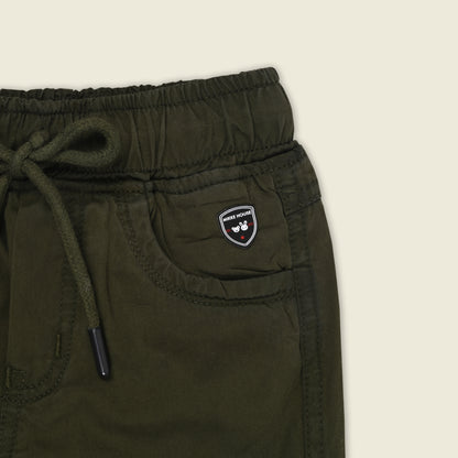 Boys Cotton Denim Cargo Joggers – Soft & Stretchable Pants