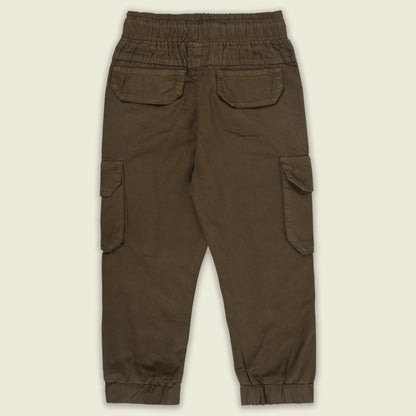 Boys Cotton Denim Cargo Joggers â€“ Soft & Stretchable Pants