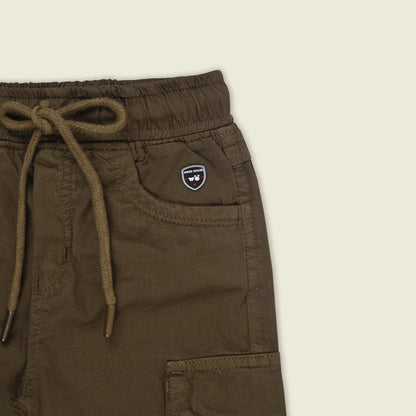 Boys Cotton Denim Cargo Joggers â€“ Soft & Stretchable Pants