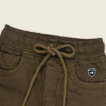 Boys Cotton Denim Cargo Joggers â€“ Soft & Stretchable Pants