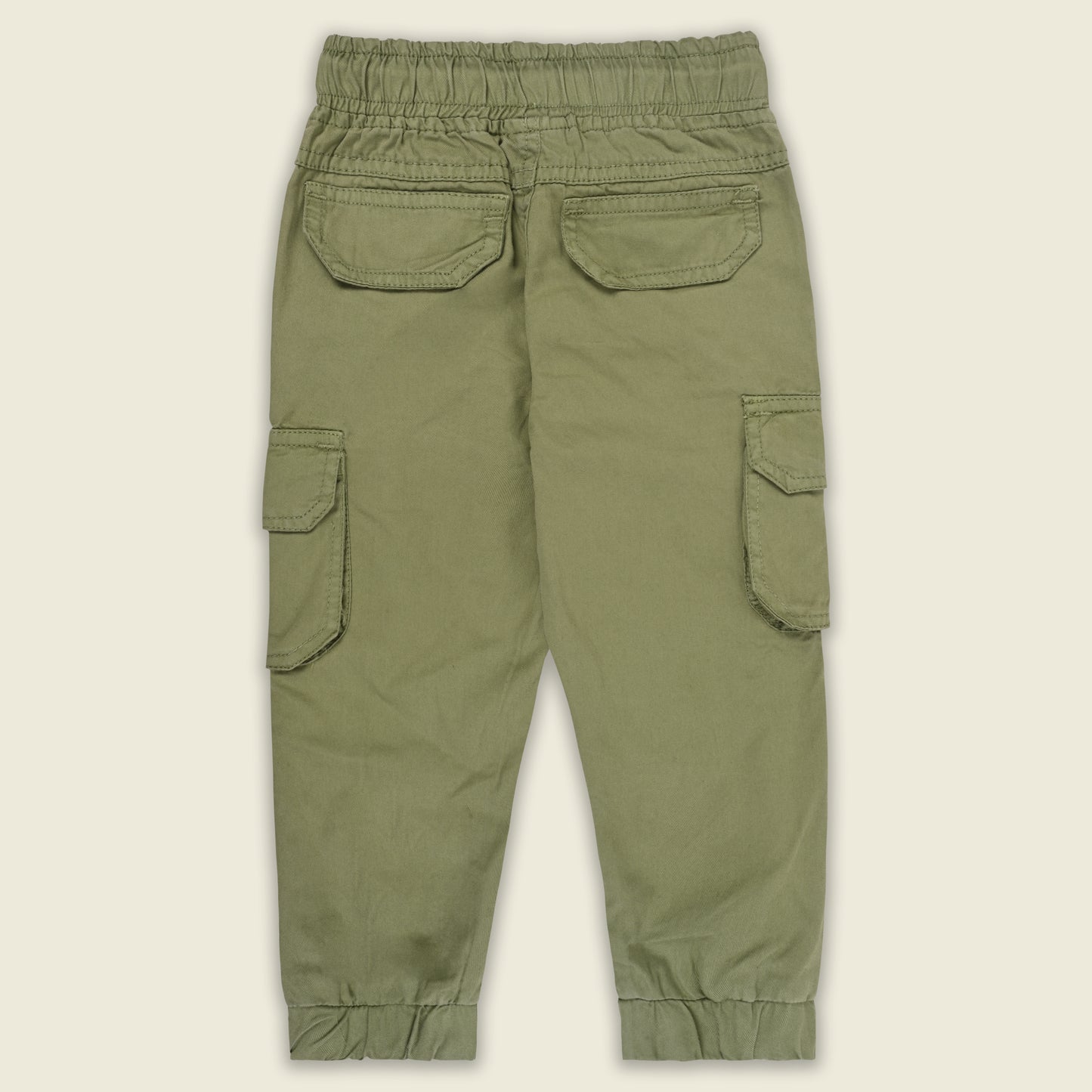 Boys Cotton Denim Cargo Joggers – Soft & Stretchable Pants