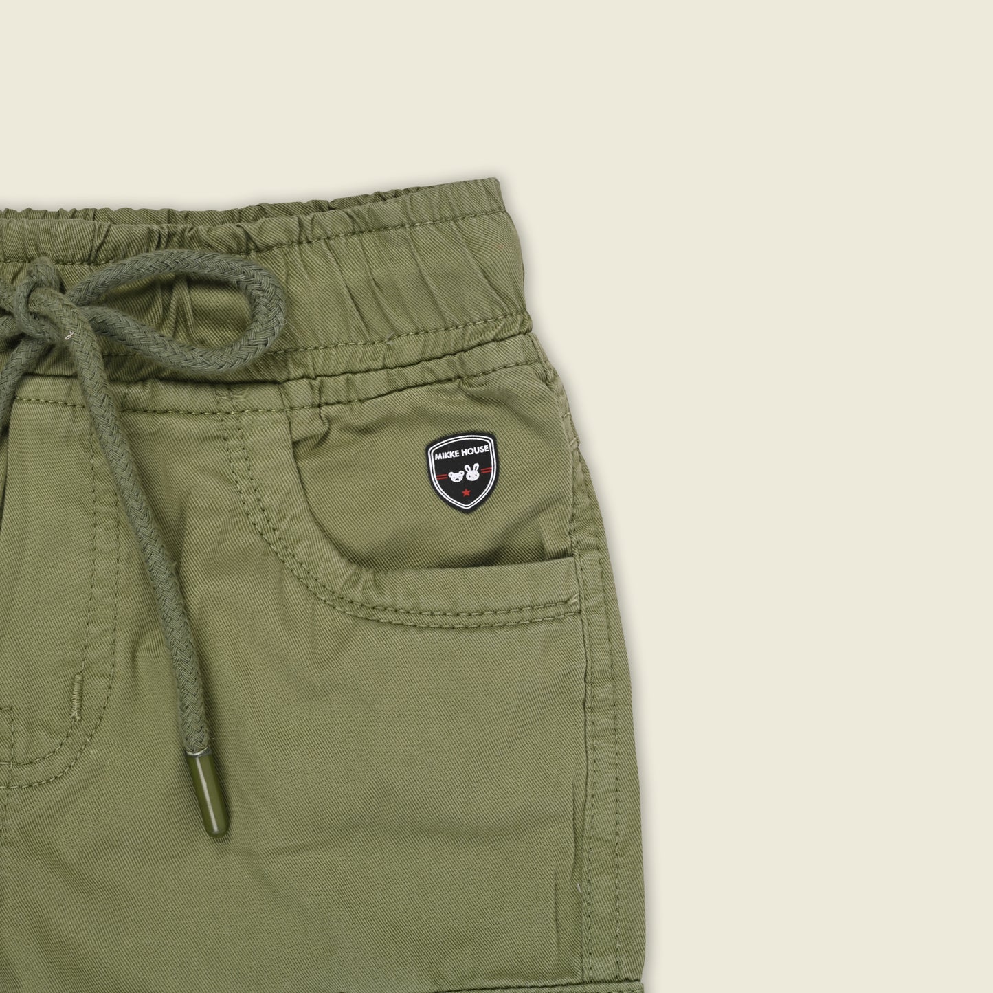 Boys Cotton Denim Cargo Joggers – Soft & Stretchable Pants