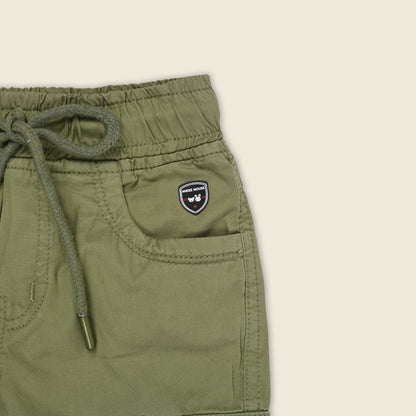 Boys Cotton Denim Cargo Joggers – Soft & Stretchable Pants