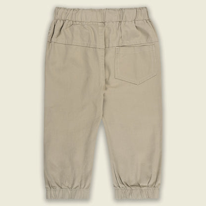 Boys Cotton Cargo Jogger Pants with Drawstring