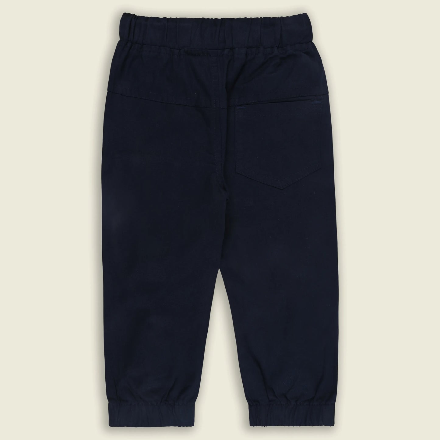 Boys Cotton Cargo Jogger Pants with Drawstring