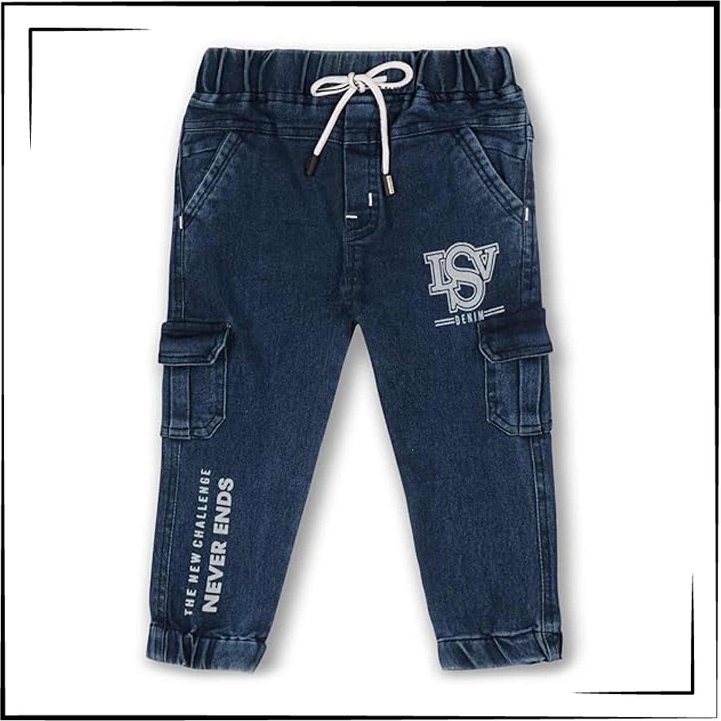 Buy Baby Boys Jeans Online | Unisex Regular Fit Stretchable Joggers