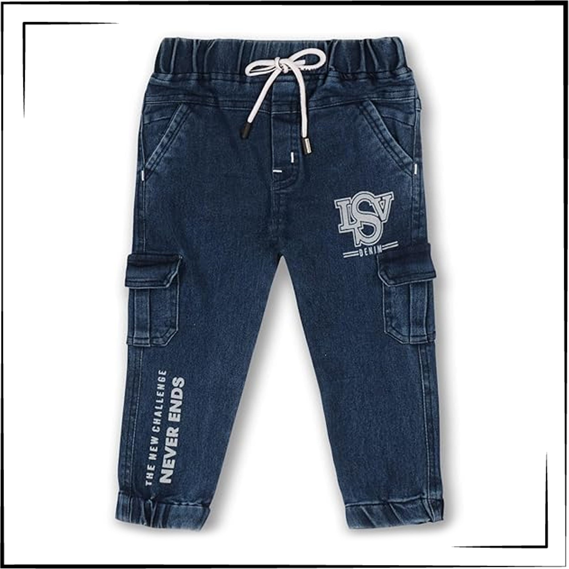Buy Baby Boys Jeans Online | Unisex Regular Fit Stretchable Joggers
