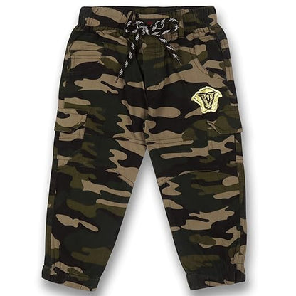 Boys Khaki Regular Fit Jogger Jeans