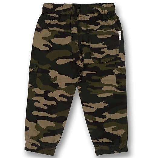 Boys Khaki Regular Fit Jogger Jeans