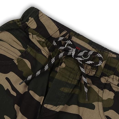 Boys Khaki Regular Fit Jogger Jeans
