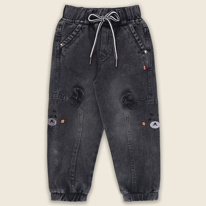 Boys Cargo Denim Trousers 