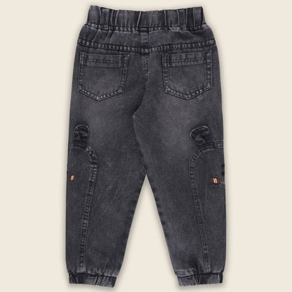 Boys Cargo Denim Trousers 