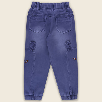 Boys Cargo Denim Trousers 