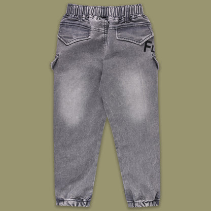 Boys Cotton Elastic Waist Casual Trouser