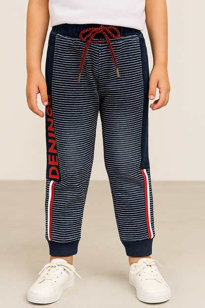 Boys Stylish Printed Hosiery Trousers