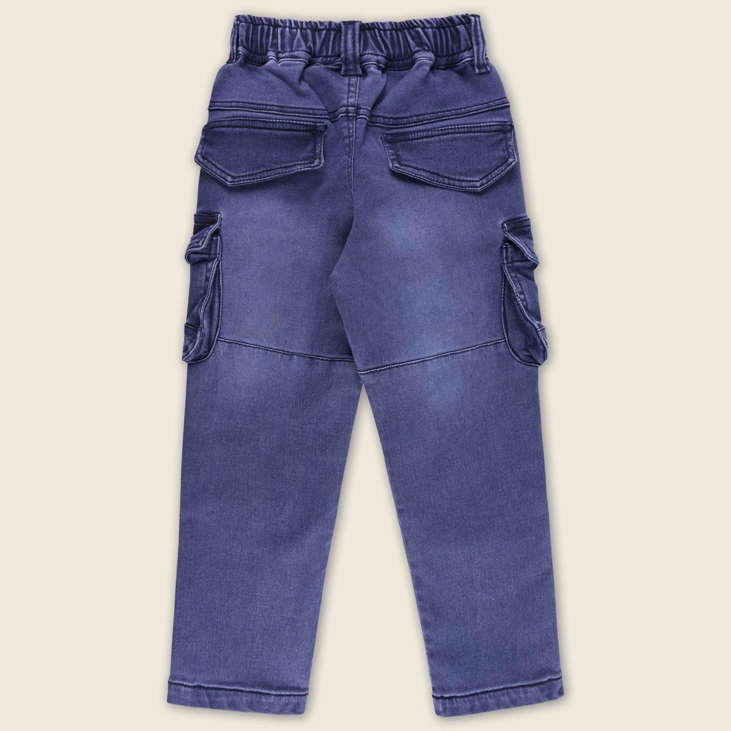 Boys Stylish Denim Cargo Trousers