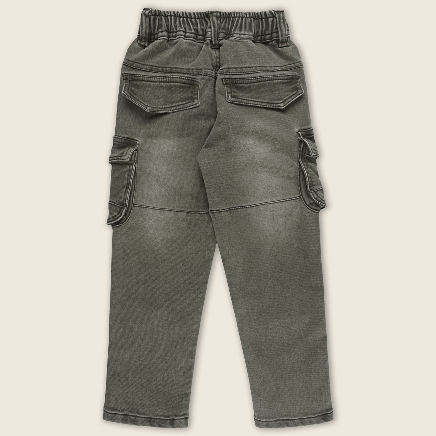 Boys Stylish Denim Cargo Trousers