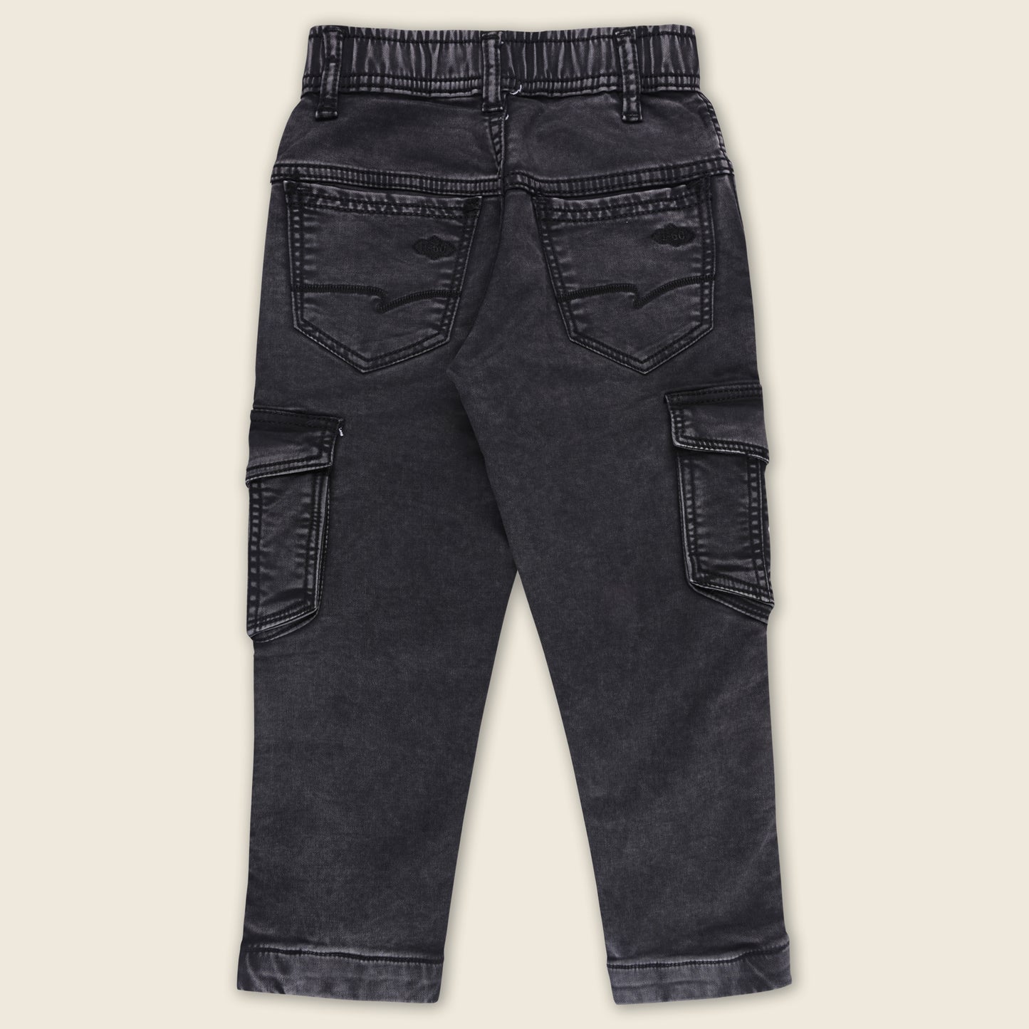 Boys Cotton Elastic Casual Trouser