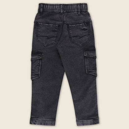 Boys Cotton Elastic Casual Trouser
