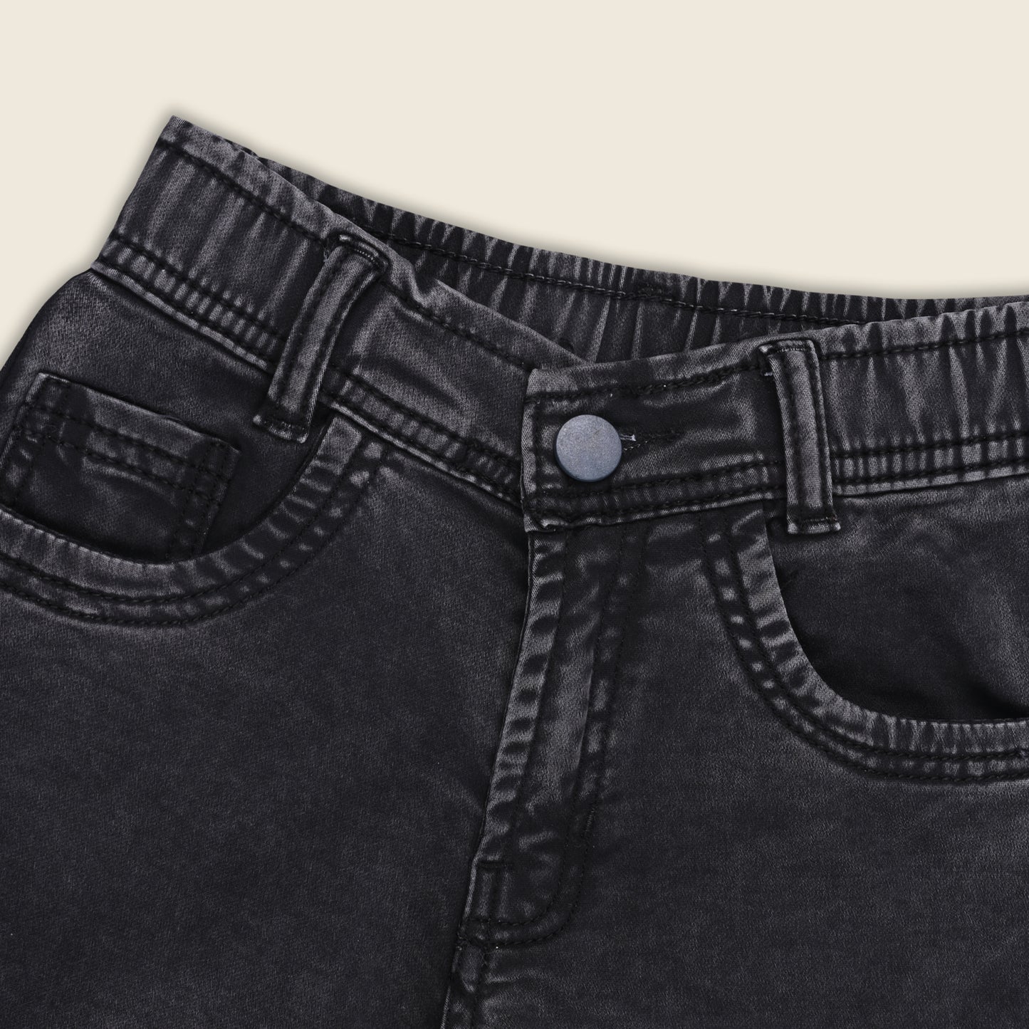Boys Cotton Elastic Casual Trouser
