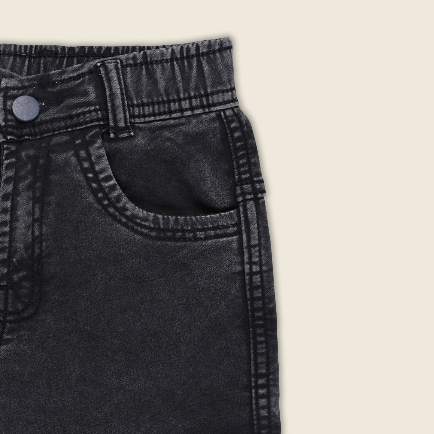 Boys Cotton Elastic Casual Trouser