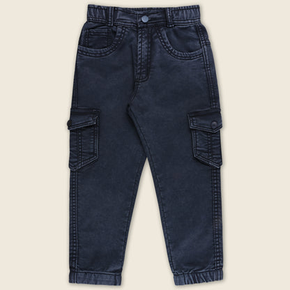Boys Cotton Elastic Casual Trouser