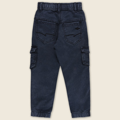 Boys Cotton Elastic Casual Trouser
