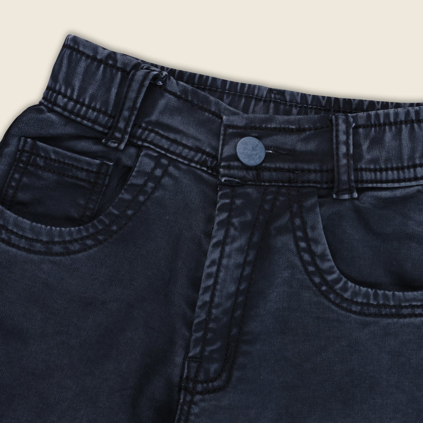 Boys Cotton Elastic Casual Trouser