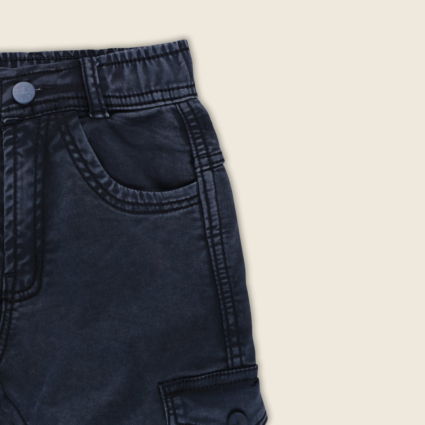 Boys Cotton Elastic Casual Trouser