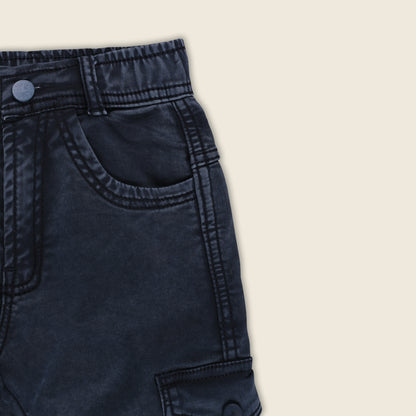 Boys Cotton Elastic Casual Trouser