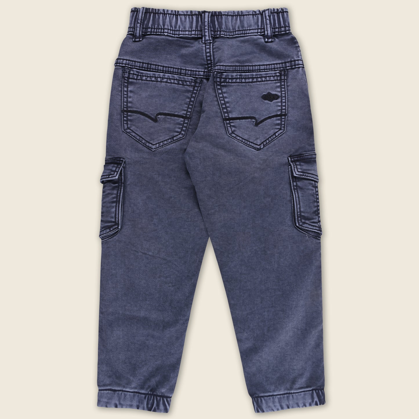 Boys Cotton Elastic Casual Trouser