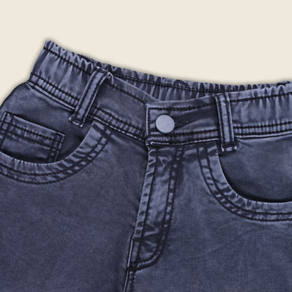 Boys Cotton Elastic Casual Trouser
