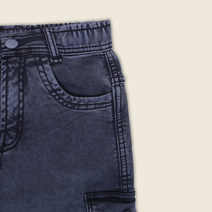 Boys Cotton Elastic Casual Trouser