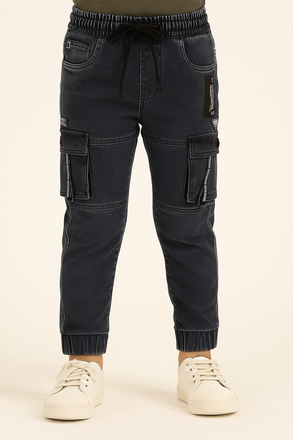 Boys Stylish Cargo Denim Jeans