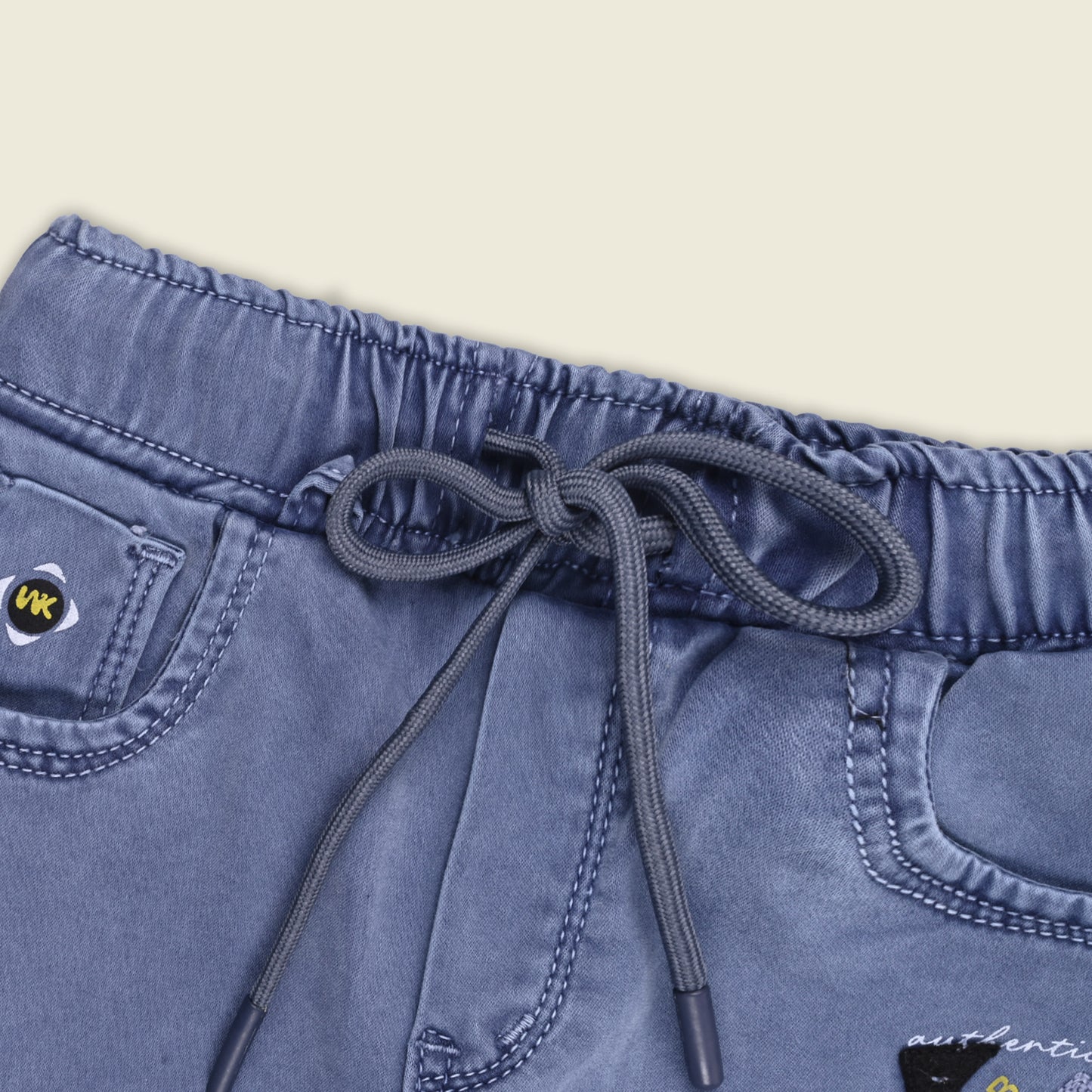 Boys Denim Cargo Jogger Jeans with Side Pockets