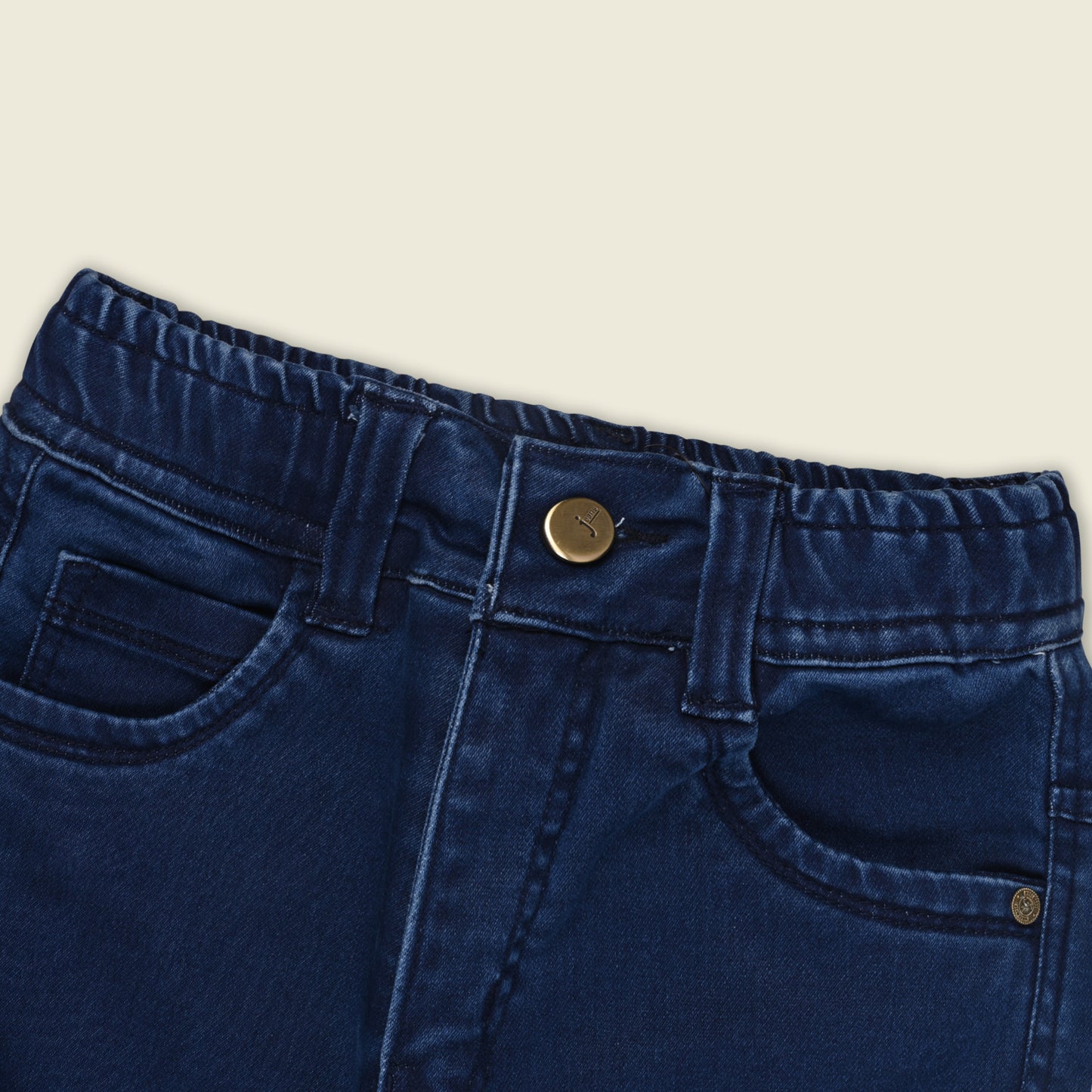 Boys Cotton Denim Cargo Jeans – Stretchable Pants