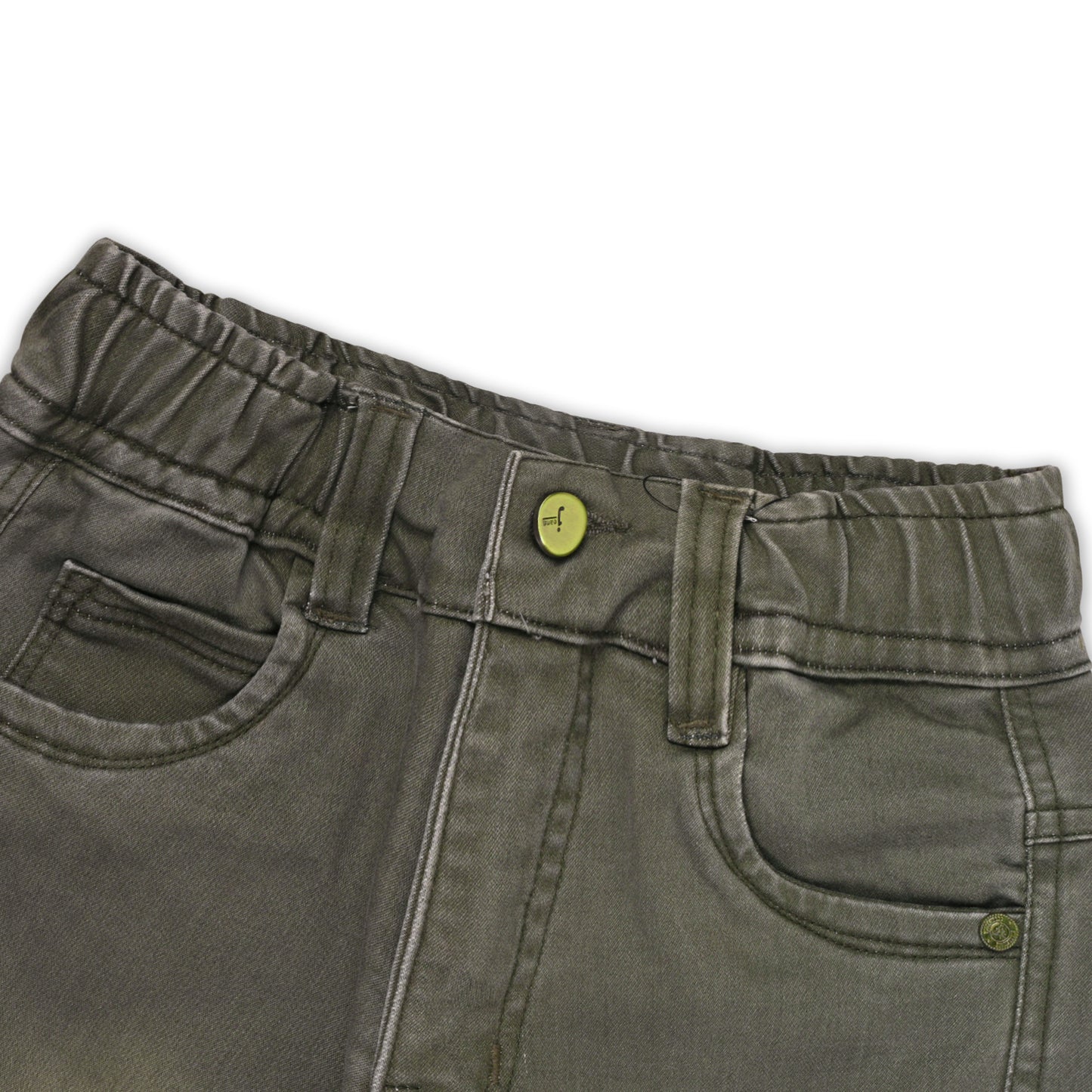 Boys Cotton Denim Cargo Jeans – Stretchable Pants