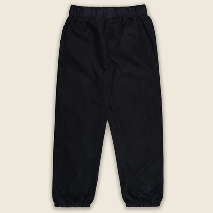 Girls High Waist Denim Joggers 