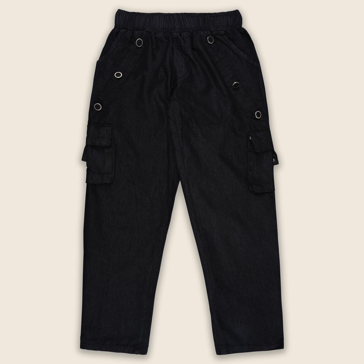 Girls Denim Joggers