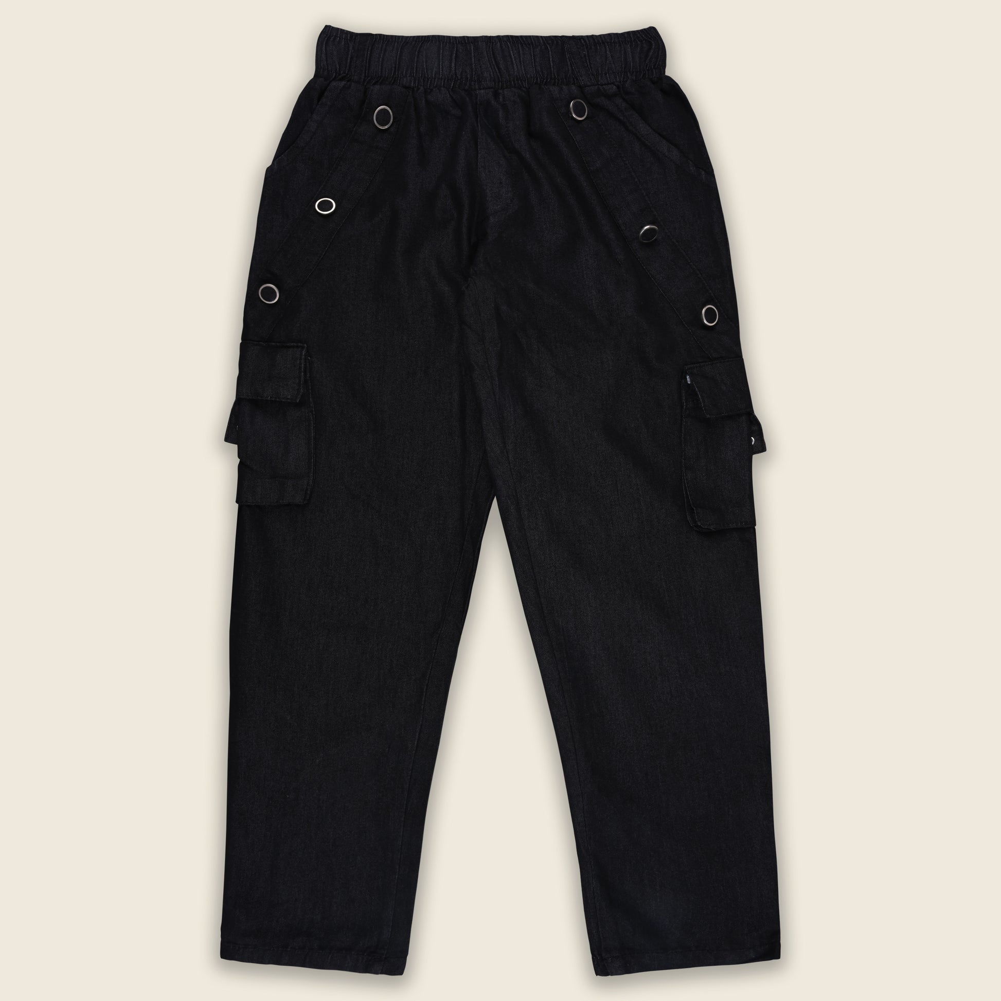 Girls Denim Joggers