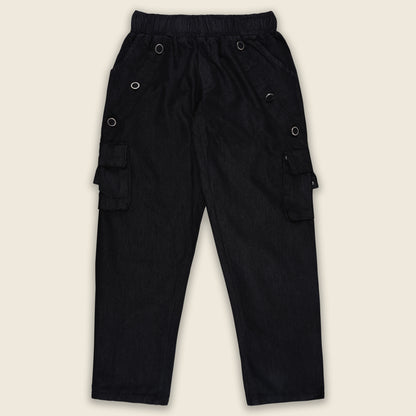 Girls Denim Joggers