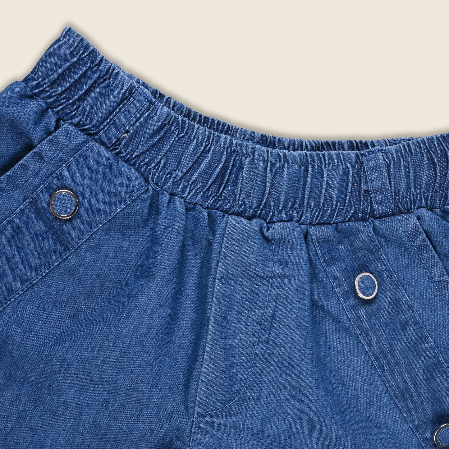 Girls Denim Joggers