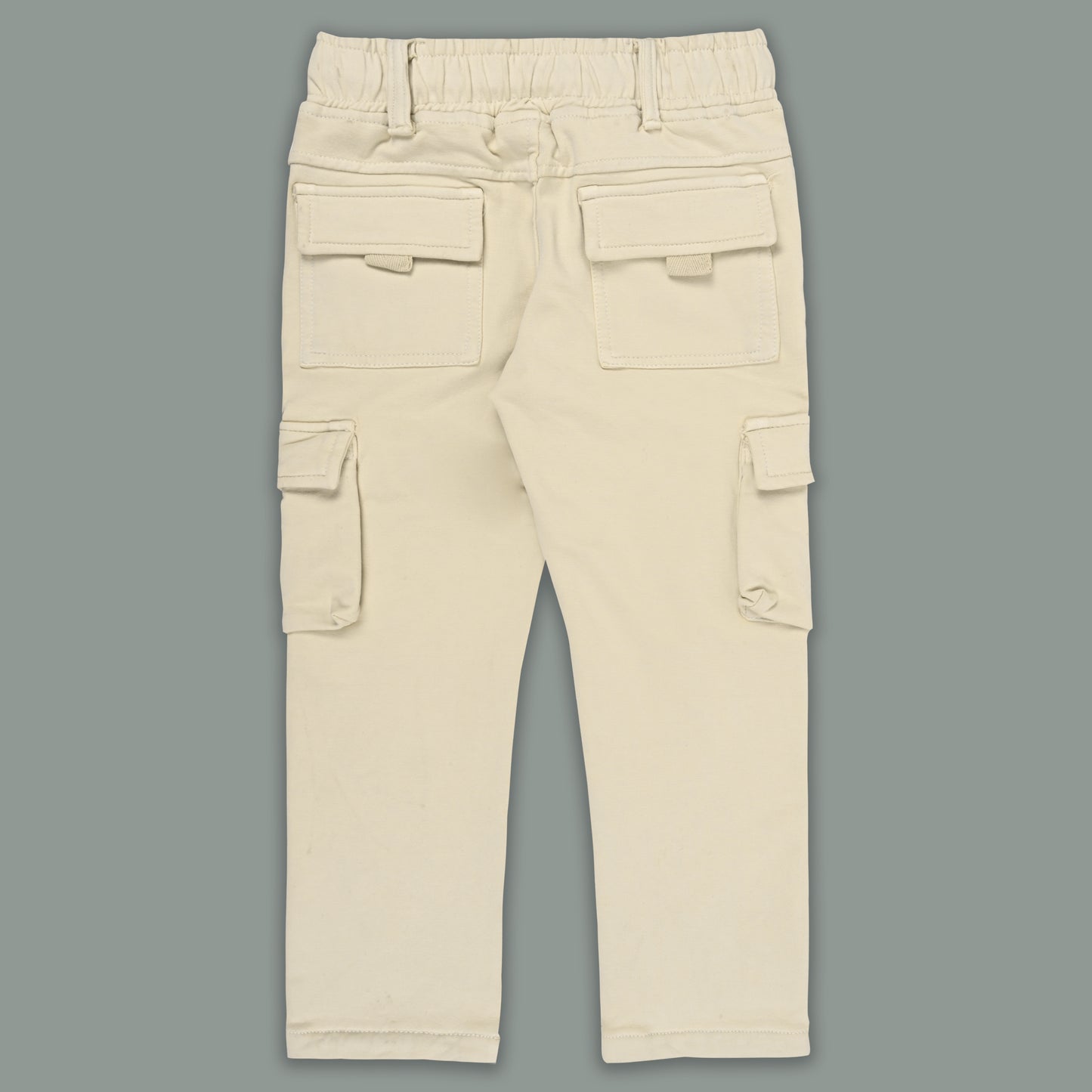 Boys Cotton Denim Cargo Pants – Stretchable Joggers