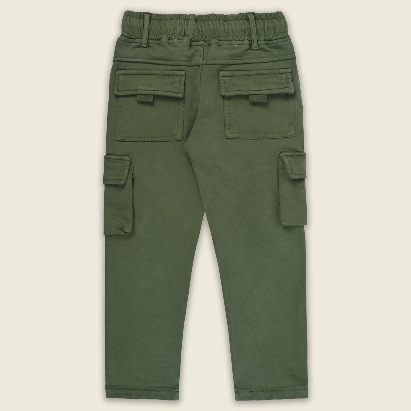 Boys Cotton Denim Cargo Pants – Stretchable Joggers